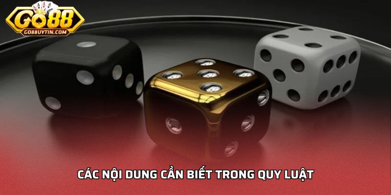 Các nội dung cần biết trong quy luật