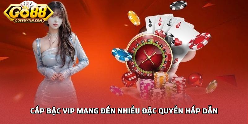 Cấp bậc VIP mang đến nhiều đặc quyền hấp dẫn